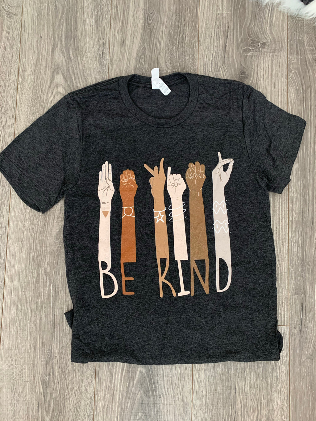 ASL Be Kind Tee - Black Feather Boutique