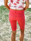 Rome Jegging Shorts - Coral