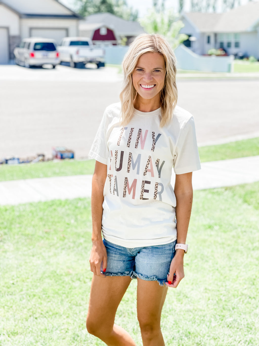 Tiny Human Tamer Tee - Black Feather Boutique